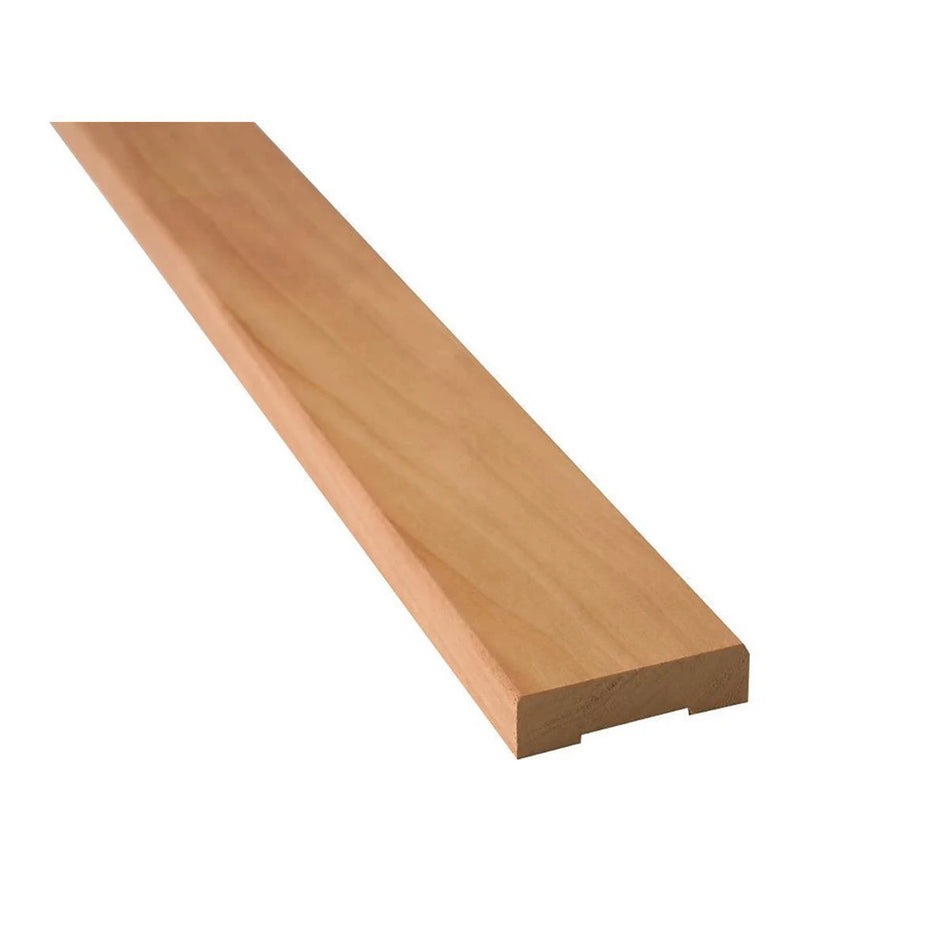 Thermory Abdeckleiste 2,40 Meter | Erle / Espe / Thermo Espe | 12 x 42 mm