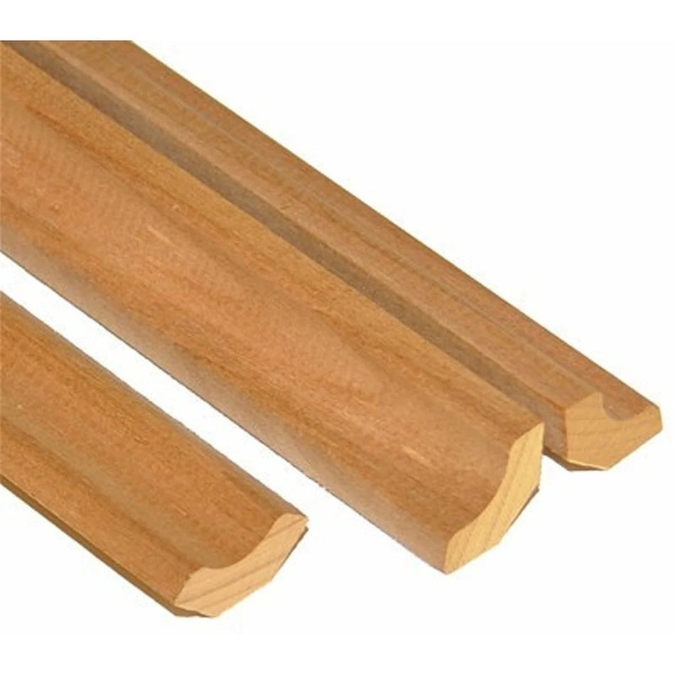 Thermory Winkelleiste 2,40 Meter | Erle / Espe / Thermo Espe | 14 x 30 mm