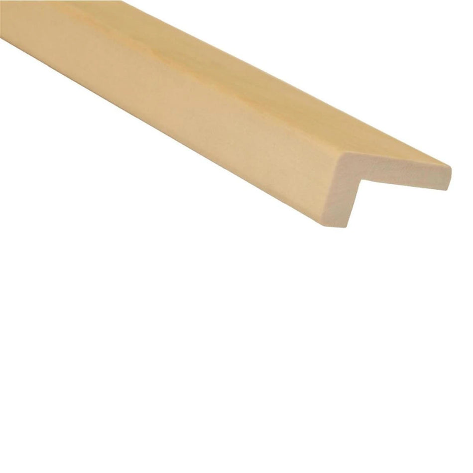 Thermory Winkelleiste 2,40 Meter | Erle / Espe / Thermo Espe | 21 x 42 mm