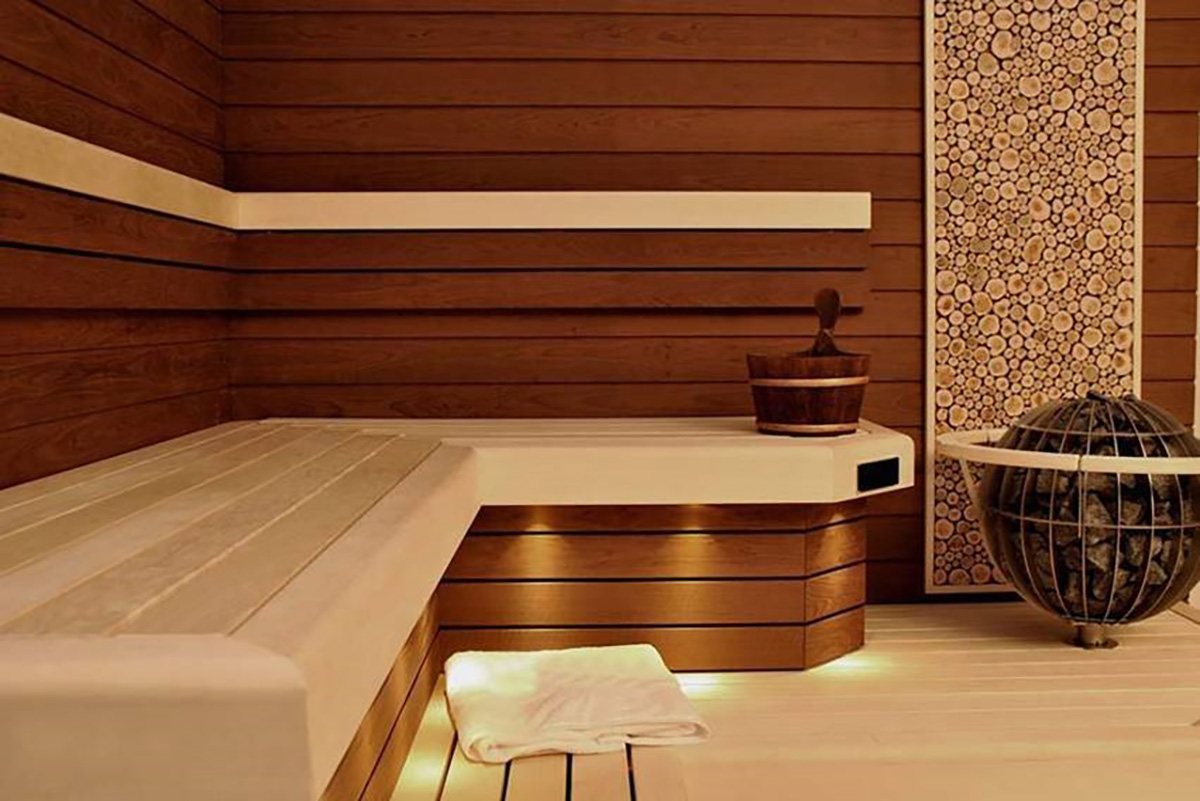 Wacholderwand Sauna natur | versch. Maße