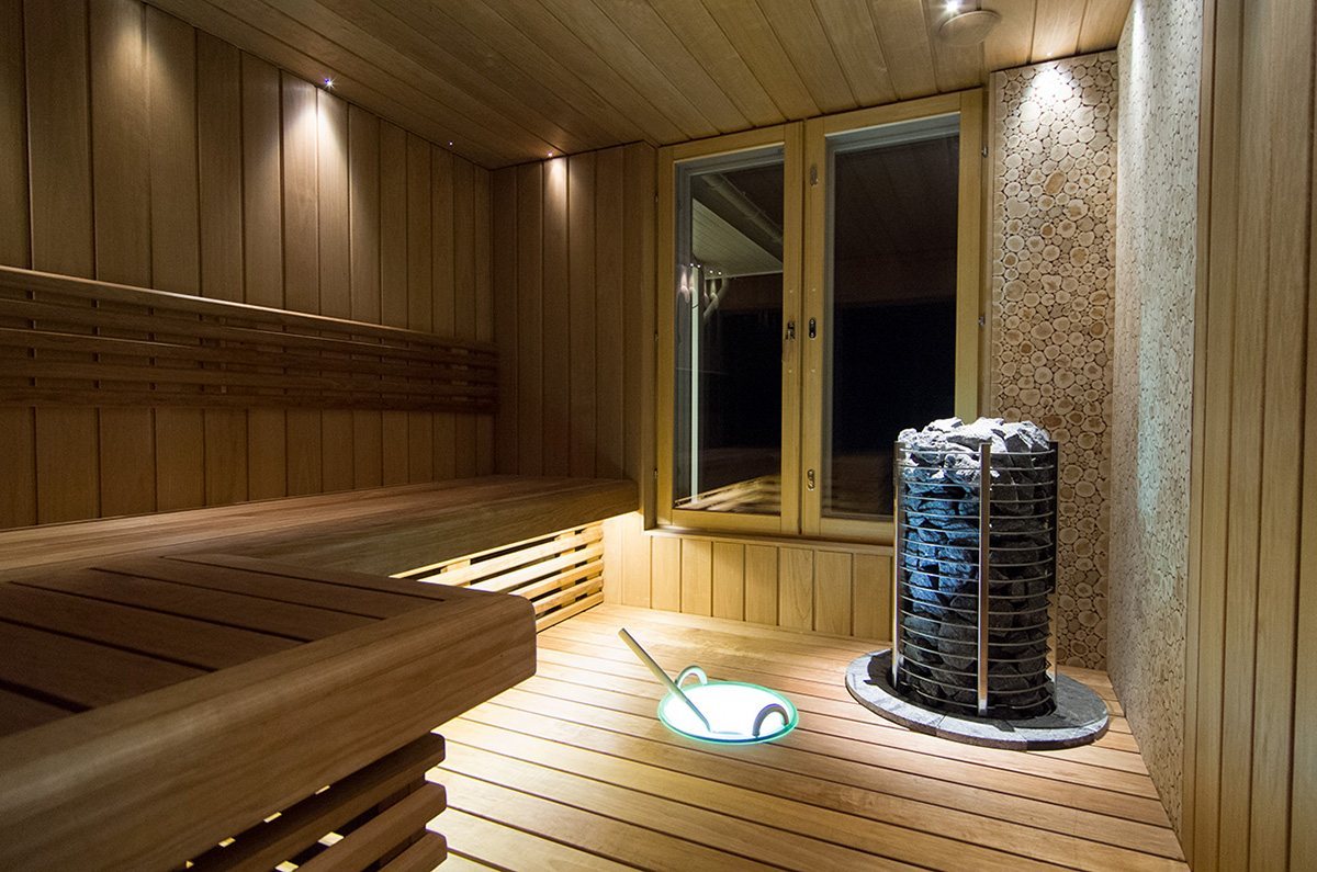 Wacholderwand Sauna natur | versch. Maße