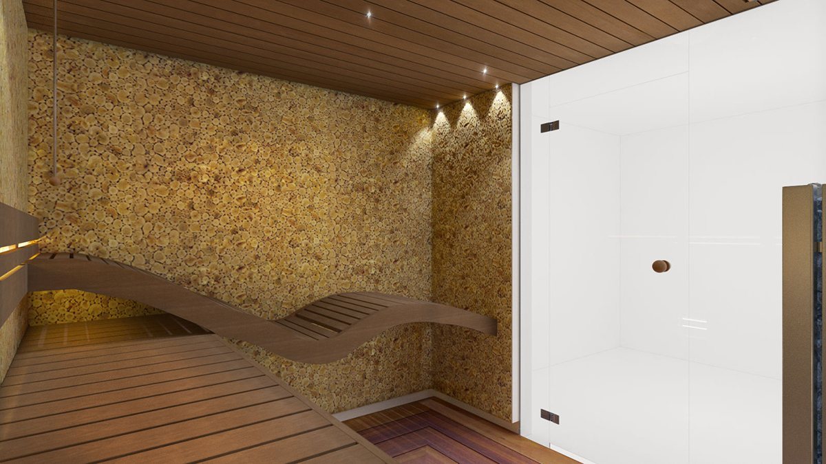 Wacholderwand Sauna natur | versch. Maße