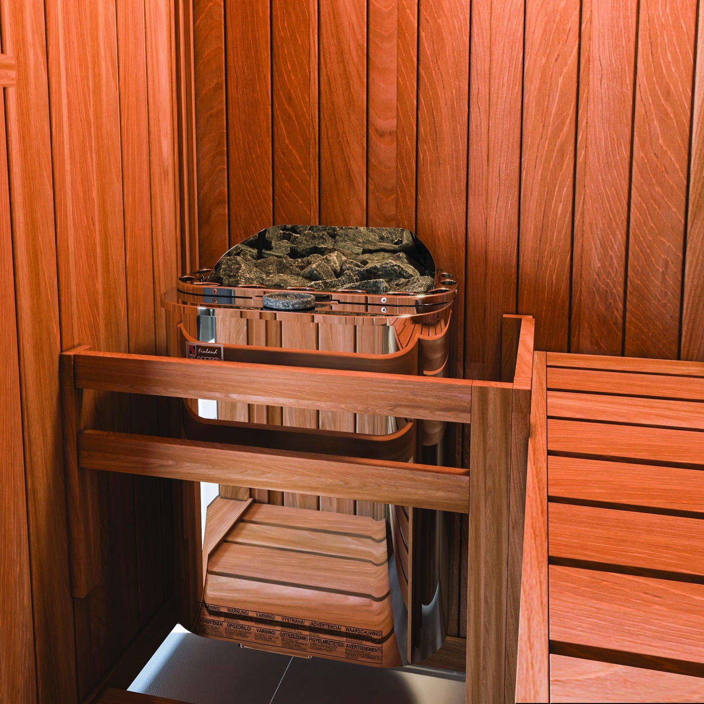 Sawo Scandia Combi | Sauna Elektroofen Combi benötigt externe Steuerung | 6 kW / 9 kW