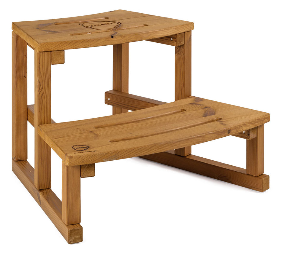 Kirami Treppe Step-A-Round Thermoholz | KIR-2432