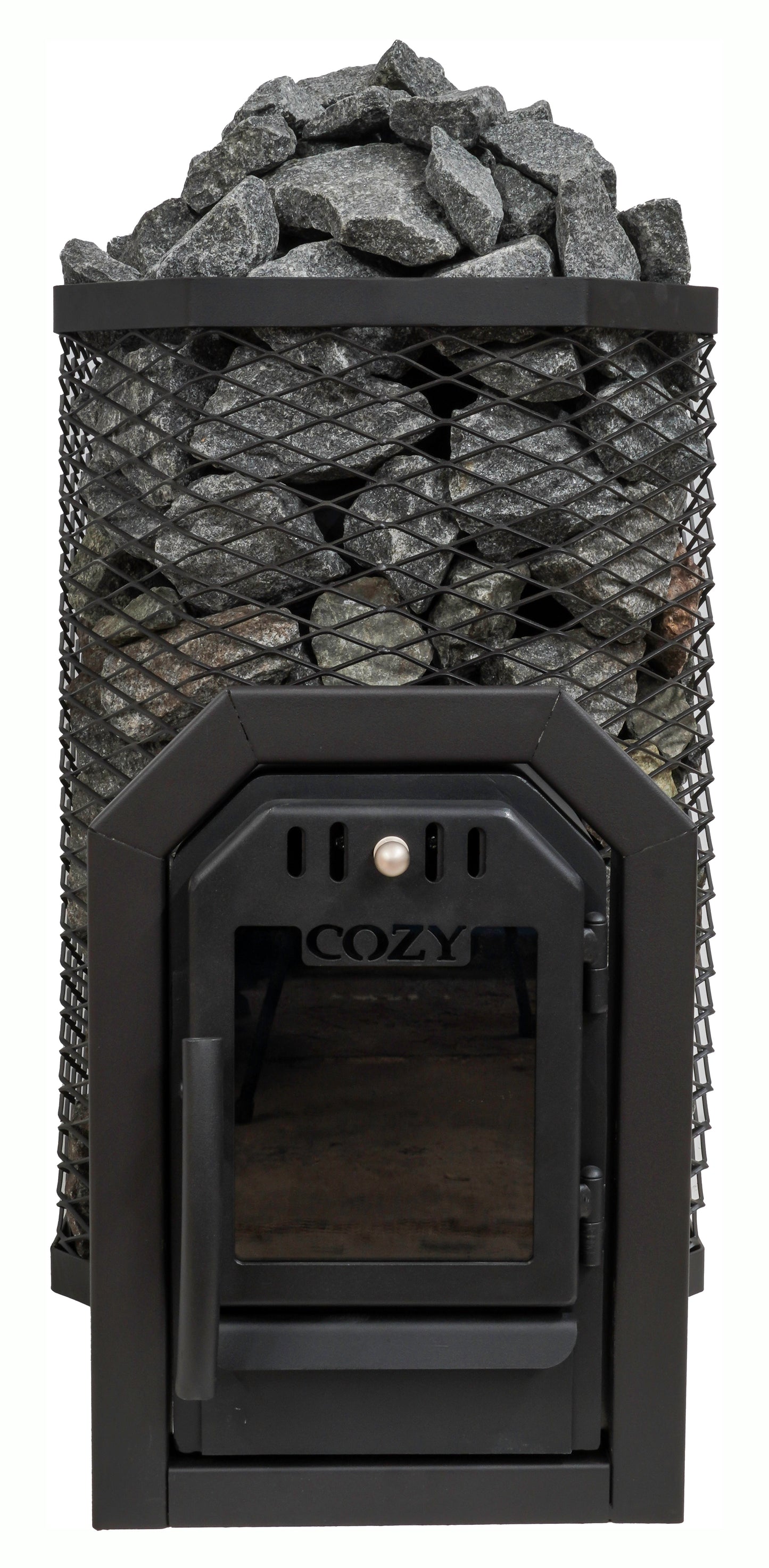 Cozy 12 TW | außenbefeuerter Saunaofen Holz mit BimSchV 2 | 11,5 kW