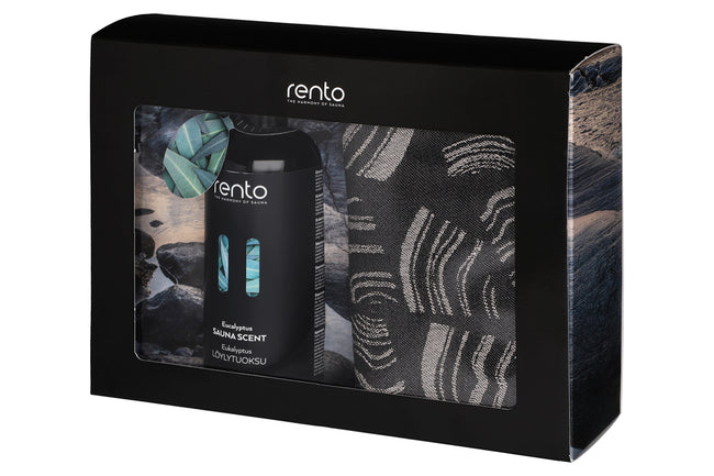 rento | Geschenkeset Aufguss & 2 Handtücher